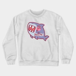 Hug Me Shark meme Crewneck Sweatshirt